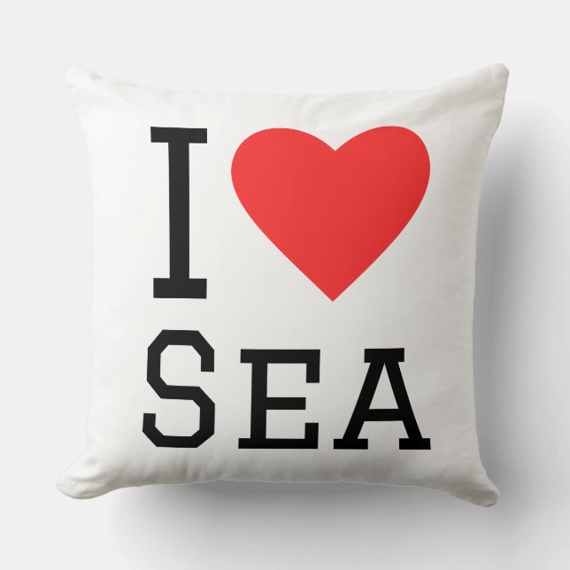 I love sea cushion (Front)