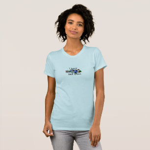 I Love Sea Glass Basic North Beach T-Shirt