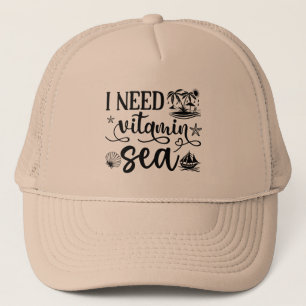 I love Sea Trucker Hat