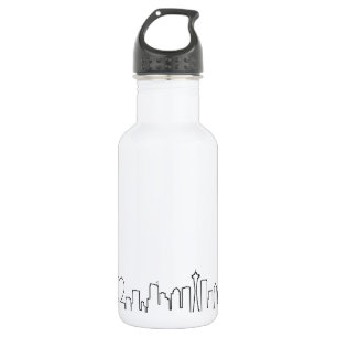 I love Seattle in a extraordinary style 532 Ml Water Bottle
