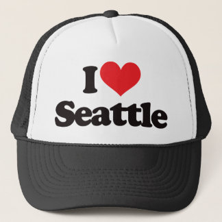 I Love Seattle Trucker Hat