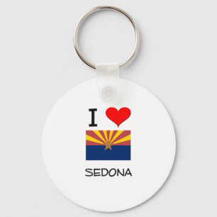 I Love SEDONA Arizona Key Ring