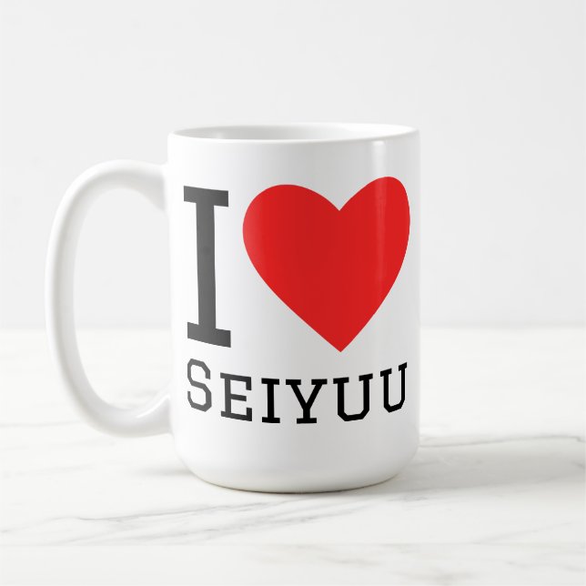 I love seiyuu  coffee mug (Left)