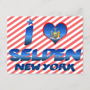 I love Selden, New York Postcard