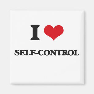 I Love Self-Control Magnet