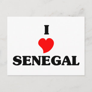 I Love Senegal Postcard