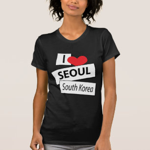 I Love Seoul South Korea T-Shirt