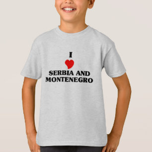 I Love Serbia and Montenegro T-Shirt