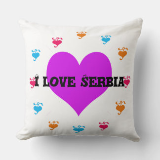 I love Serbia Cushion