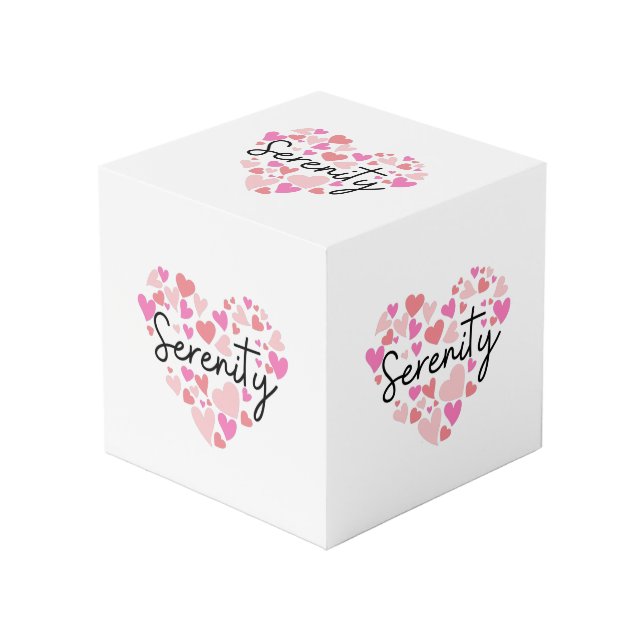 I love Serenity Cube (Front Angled)
