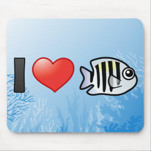 I Love Sergeant Major Mouse Mat