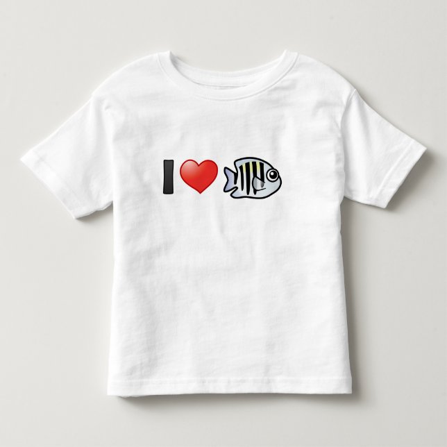 I Love Sergeant Major Toddler T-Shirt (Front)