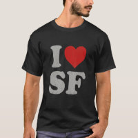 I Love SF Souvenir Frisco I Heart San Francisco