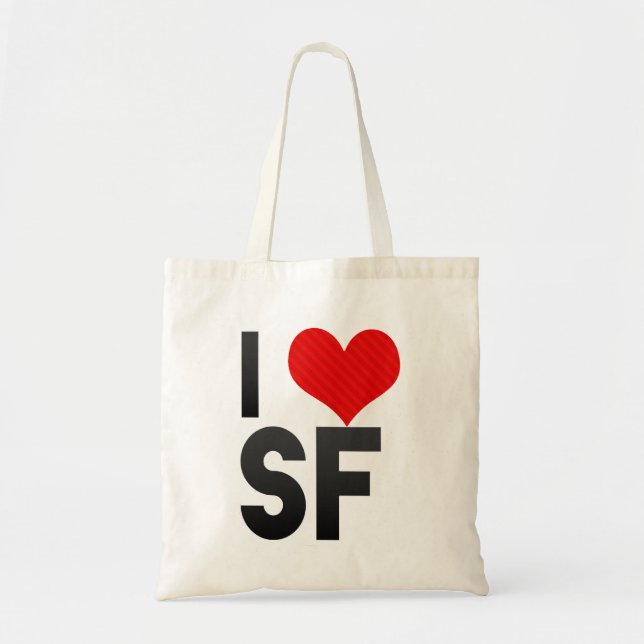 I Love SF Tote Bag (Front)
