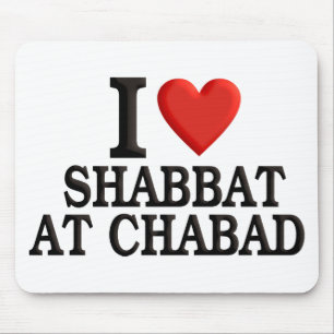 I love Shabbat at Chabad Mouse Mat