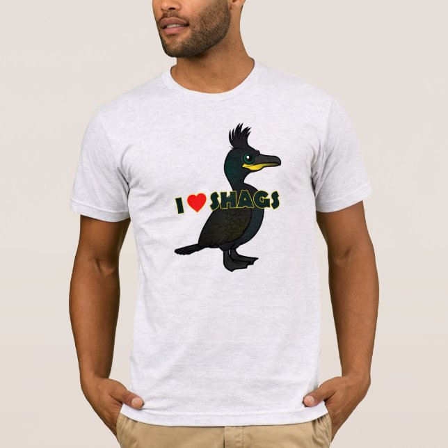 I Love Shags T-Shirt (Front)