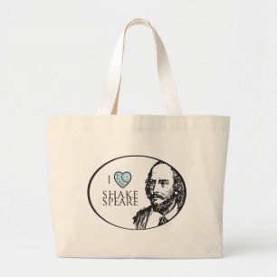 I Love Shakespeare Tote Bag