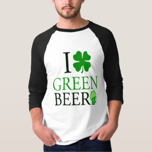I Love "Shamrock" Green Beer St. Patrick's Day T-Shirt
