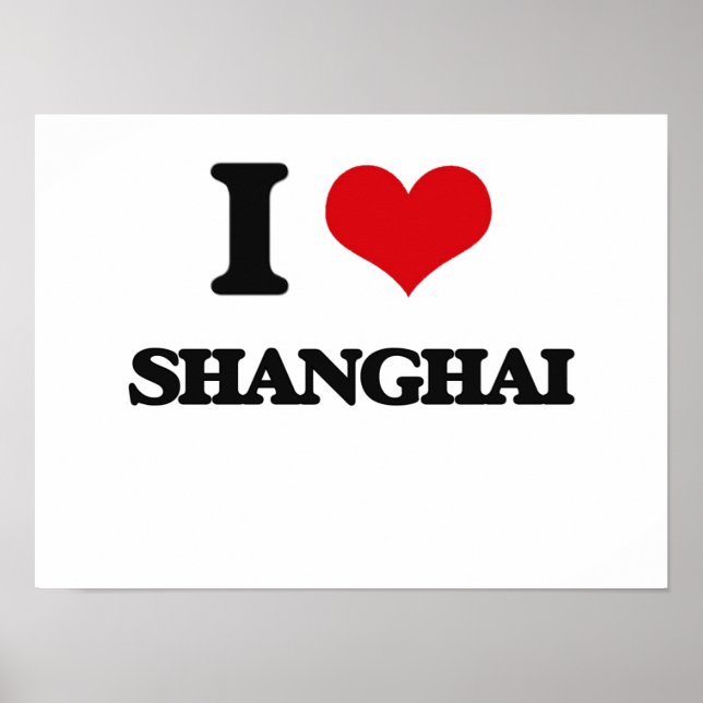 I love Shanghai Poster (Front)