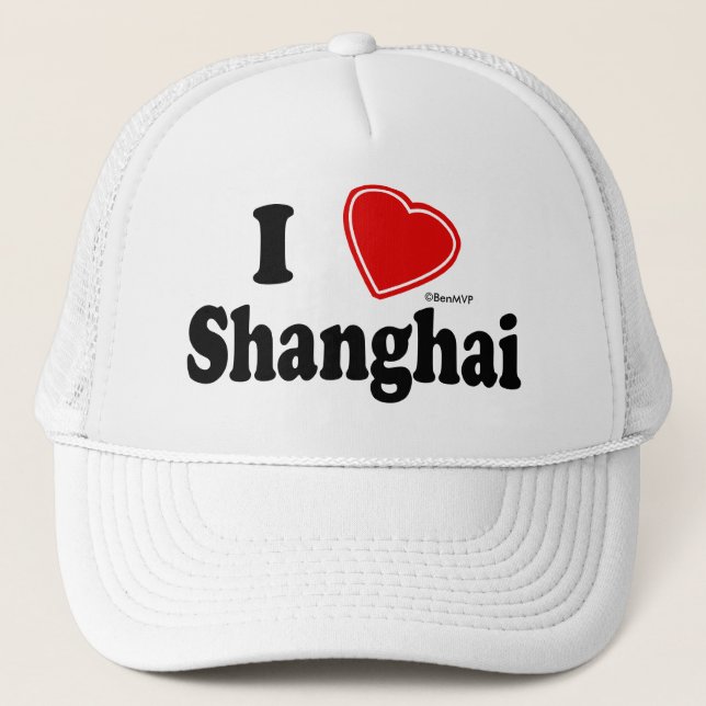 I Love Shanghai Trucker Hat (Front)