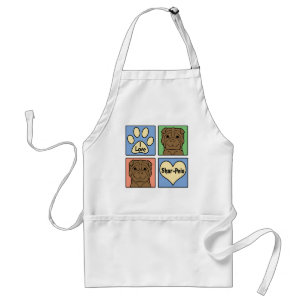 I Love Shar-Peis Standard Apron