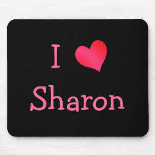 I Love Sharon Mouse Mat
