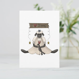 I Love Sheep Invitations