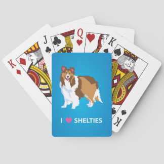 "I Love Shelties" Deck of Playing Cards