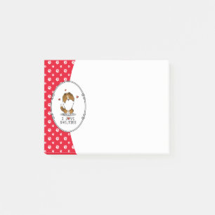I Love Shelties (sable 2) Shetland Sheepdogs Cute Post-it Notes