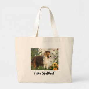 I love Shelties tote bag