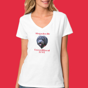 I Love Shepadoodles Unconditional Love T-Shirt
