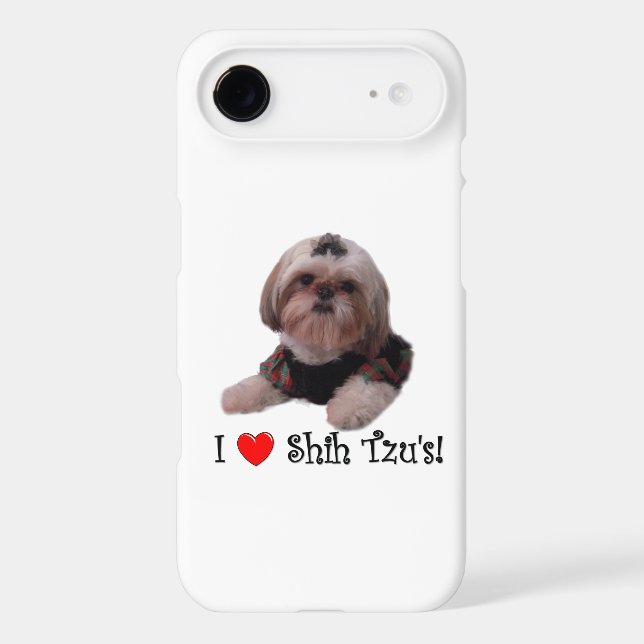 I Love Shih Tzu Case-Mate iPhone Case (Back)