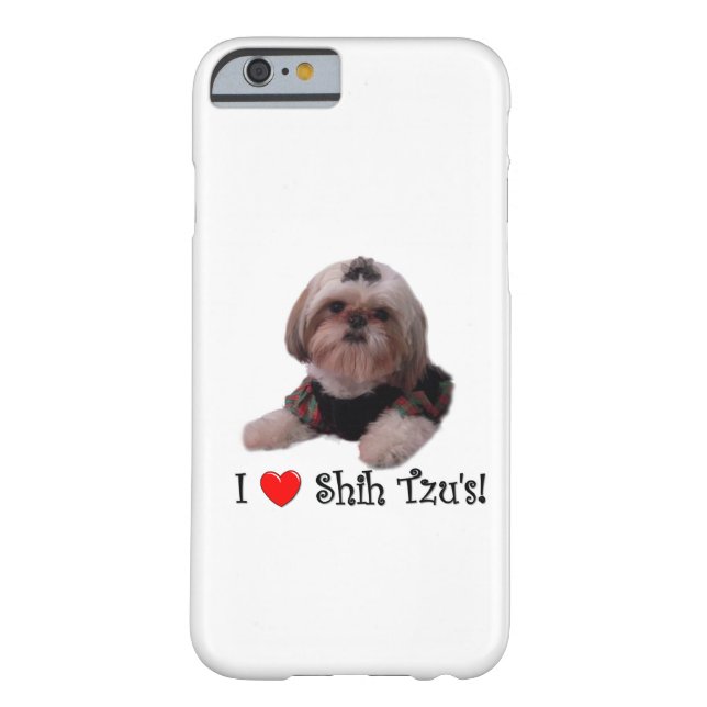 I Love Shih Tzu Case-Mate iPhone Case (Back)