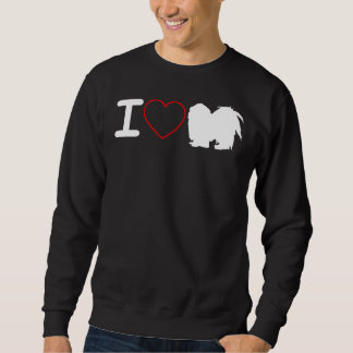 I Love Shih Tzu Dog  I Love Heart Sweatshirt