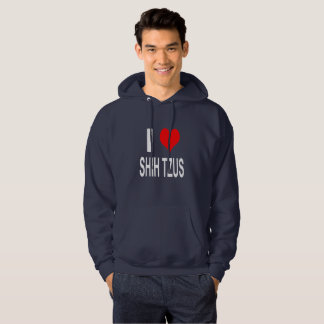 I Love Shih tzus Hoodie, Shihtzu Hoodie