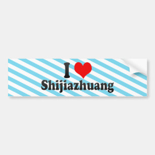 I Love Shijiazhuang, China Bumper Sticker