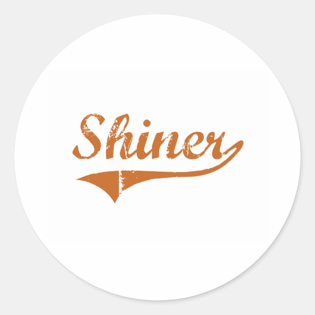 I Love Shiner Texas Classic Round Sticker (Front)