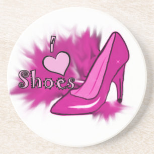 I Love Shoes Coaster