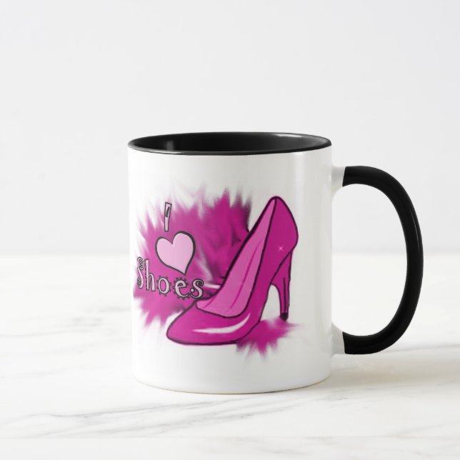 I love shoes mug (Right)