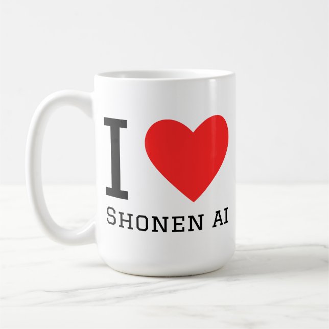 I love shonen ai coffee mug (Left)