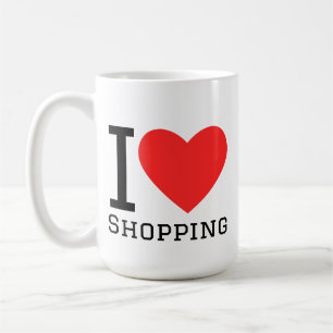 I love shopping coffee mug