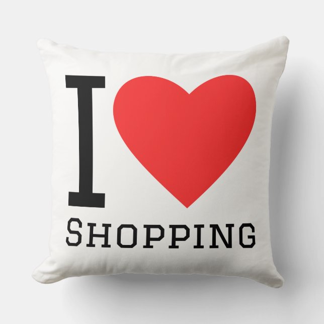 I love shopping cushion (Front)