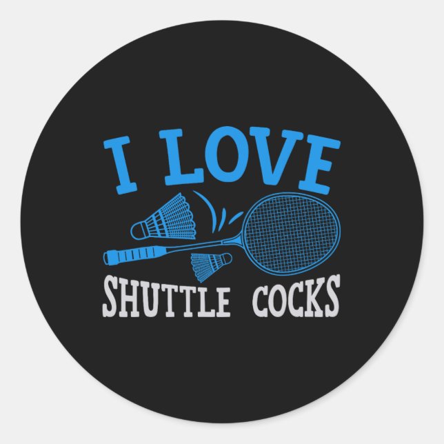 I Love Shuttle S 3  Classic Round Sticker (Front)