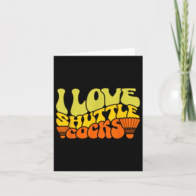 I Love Shuttle S  Card (Front)