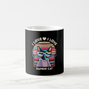 I love Siamese cat Coffee Mug