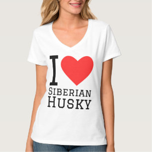 I love siberian husky T-Shirt