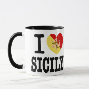 I Love Sicily Novelty Mug