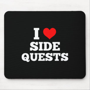I Love Side Quests - Sidequesting Edm Rave Gamer 1 Mouse Mat