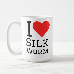 I love silk worm coffee mug