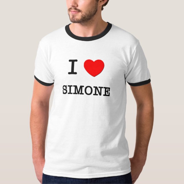 I Love Simone T-Shirt (Front)